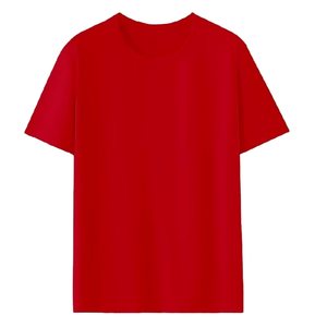 Camiseta con Logotipo Personalizado Bordado OEM, 180g, Talla Grande, Algodón Puro, Corte Ajustado para Hombre, Estilo Sólido, Tendencia de Moda, Tejido Cómodo - Product Image 1