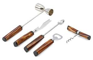 Juego Completo de Herramientas de Barra de Metal, Accesorios Esenciales de Acero Inoxidable para Coctelería, para Amantes de los Cócteles y Anfitriones - Product Image 2