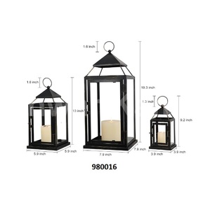 Estilo moderno al por mayor, precios más baratos, linterna de metal decorativa de color púrpura - Product Image 2