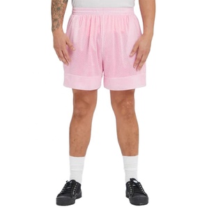 Men's Double <b>Layer</b> Mesh Shorts New Arrival Customized Breathable Activewear Quick Dry Loose Outdoor Solid Pattern Shorts - Product Image 3