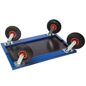 KM141-4 <b>Replacement</b> <b>Wheels</b> 260mm Pneumatic <b>Wheel</b> Made of Steel Polyurethane and Rubber New Condition - Product Image 1