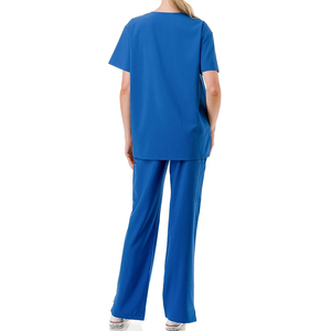 Summer Hospital <b>Scrubs</b> Wholesale Custom Stretch Breathable Unisex <b>Scrub</b> <b>Sets</b> Comfortable Practical Uniforms Rayon Canvas Needle - Product Image 4