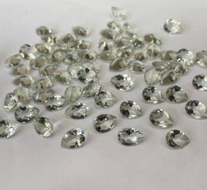 Amatista verde natural Corte de pera 6x9mm Facetado-Amatista verde suelta Calidad superior - Product Image 6