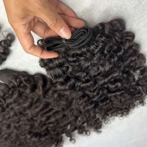 Cheveux vietnamiens bruts ondulés naturels, ondulés profonds, cheveux bouclés birmans cuticule alignée vrais cheveux humains originaux de qualité 10A - Product Image 1