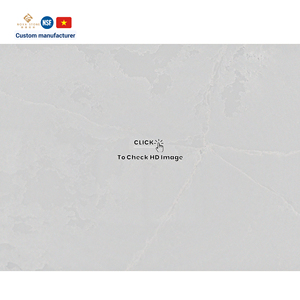 Co có sẵn sang trọng siêu tinh tế chống đổi màu thương mại Thanh Ngọc kết cấu màu xám nhân tạo đá thạch anh nhà bếp đảo slab - Product Image 2