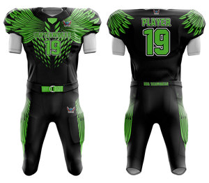 Camiseta de fútbol americano personalizada OEM, uniforme de sublimación impreso transpirable, camiseta en blanco hecha a medida de fútbol americano - Product Image 1