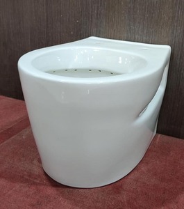 White Glossy Finish High Quality Wall <strong>Hanging</strong> <strong>Wc</strong> Set with Seat Cover &amp; Concealed tank Rimless Gravity Flushing Toilet Seat