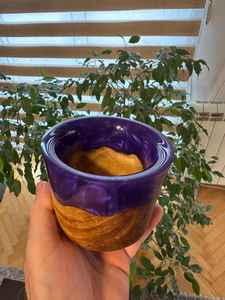 Bols en résine époxy et en bois pour la décoration moderne de la maison, articles cadeaux et accessoires de table - Product Image 3