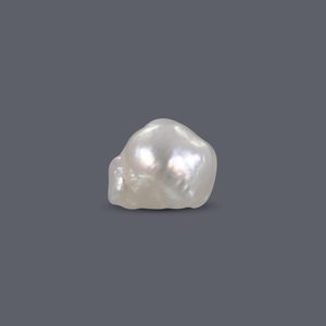 Perle de Basra 6,83 carats, perle d'eau douce naturelle blanche, perle en vrac pour bijoux et fabrication de bijoux - Product Image 2