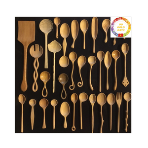 ช้อนไม้ขายดีสำหรับใช้ในห้องครัววัสดุเป็นมิตรต่อสิ่งแวดล้อมจากเวียดนาม - Product Image 1