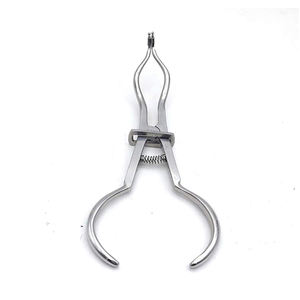 Kit de presa de goma Dental de acero inoxidable de calidad superior marco fórceps abrazaderas punzón instrumentos funda protectora OEM personalizable - Product Image 4