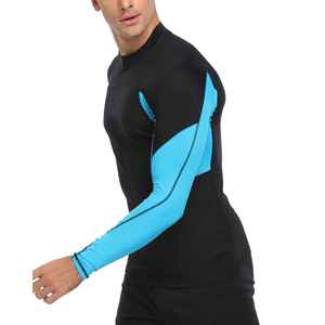 Camiseta de Protección Solar para Hombre, de Secado Rápido, Transpirable, Elástica, Tejido de Punto, Ecológica, Anti-UV, Venta al Por Mayor - Product Image 5