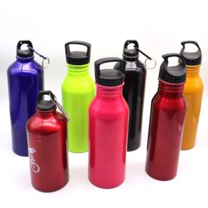 Frasco de agua deportivo de aluminio Premium de 16oz y 24oz a prueba de fugas con tapón de rosca Botella de metal Premium fabricada en Vietnam - Product Image 6