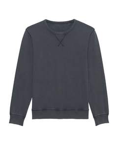 Sudadera de Forro Polar Lisa Unisex, Corte Holgado, Cuello Redondo, Sudadera de Algodón, Sudadera con Capucha Extra Grande Personalizada, Sudadera para Hombre - Product Image 6