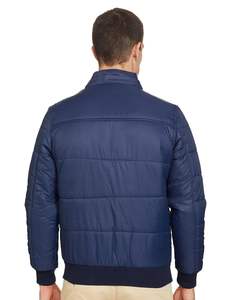 Chaqueta de invierno unisex para hombre, chaqueta acolchada de nailon con relleno de algodón acolchado, manga larga, informal, de longitud estándar, estaciones del monzón - Product Image 4