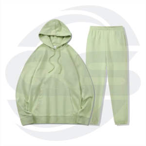 Survêtement lourd personnalisé pour hommes avec logo, ensemble de jogging deux pièces, survêtement pour athlètes sur piste - Product Image 1