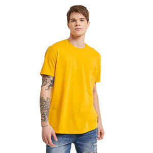 เสื้อยืดผ้าฝ้าย 100% หนานุ่ม ทรงยูนิเซ็กซ์  สำหรับผู้ชาย  รับสกรีนโลโก้  ไม่ยับ ระบายอากาศดี  แขนสั้น  สไตล์สตรีทแวร์  สีพื้น - Product Image 5