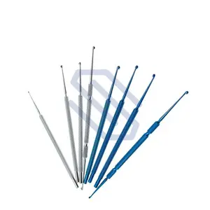 Titanium Chalazion Curette and Double-ended Micro Ophthalmic Eye Surgical Instrument CE