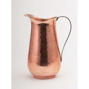 เหยือกทองแดงบริสุทธิ์สำหรับน้ำดื่มดีไซน์แบบโบราณทำจากโลหะทองแดงใช้สำหรับร้านอาหารโรงแรม - Product Image 2