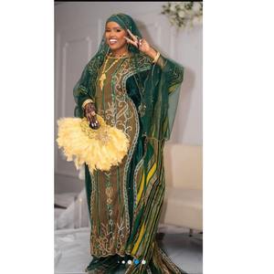 Traje Tradicional Africano de Tres Piezas Dirac con Cuentas Somalíes Hecho a Mano en India para Suministro de Exportación al por Mayor de Fábrica - Product Image 3