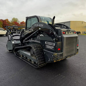 Cargador de orugas New-Hollands C345 Midnight Edition con accesorio Forest Mulcher, cargador de oruga aprobado por la CE EPA, Envío Gratis - Product Image 1