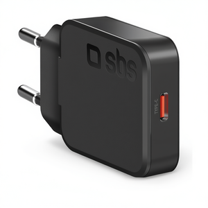 Cargador de Pared Delgado USB Tipo-C Cavo Caricabatterie SLIM 20W Tetragan 1C20SLIM, Cargador y Adaptador, Negro - Product Image 2