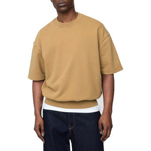 Sudadera de cuello redondo de Terry francés pesado, jersey con logotipo personalizado, sudadera de mujer, ropa de calle, Sudadera con capucha de talla grande al por mayor - Product Image 2