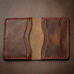 Women's Genuine Leather Vintage Durable <b>Card</b> <b>Holder</b> & Coin Purse for Credit <b>Card</b> LCH-0268 - Product Image 5