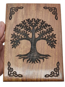 โกศเผาอีพ็อกซี่และไม้ชิงชันสีฟ้าสำหรับเถ้ากระดูกมนุษย์สำหรับผู้ใหญ่ที่ฝังศพโกศสำหรับกล่องไม้ Columbarium โกศศพสำหรับเถ้ามนุษย์ - Product Image 6