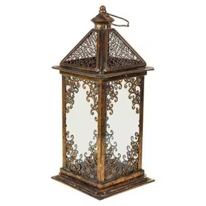 Farol marroquí hecho de metal cortado con láser, perfecto para bodas, decoración de Ramadán o ambiente festivo espiritual. - Product Image 6