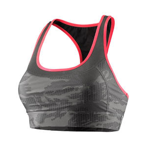 Soutien-gorge de sport écologique à bretelles croisées, respirant, à maintien élevé, grande taille, séchage rapide pour femme, idéal pour la gym, le yoga et le fitness - Product Image 2