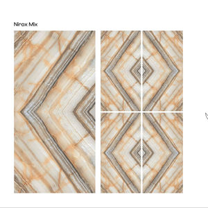 Azulejos de Porcelana Brillante de 600x1200 mm, Aspecto de Mármol y Ónix, Antibacterianos, Antideslizantes, para Pisos y Paredes, para Hoteles y Espacios Comerciales - Product Image 1