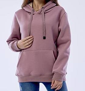 Sweat-shirt d'hiver à capuche zippé intégral, doublure en polaire sherpa chaude, écologique, respirant, logo imprimé sans couture, grande taille, maternité - Product Image 1