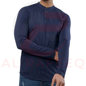 เสื้อเชิ้ตผ้าฝ้ายแขนยาวของผู้ชายแห้งเร็วและระบายอากาศได้ดีดีไซน์ใหม่ล่าสุด2025 EW - Product Image 1