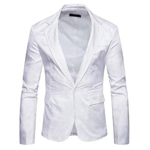 Toute la saison Style Casual Slim Fit Suit Jacket style unisexe Blazers Hommes Manteau Tissu imprimé vecteur longueur régulière Manteau Hommes Blazer - Product Image 6
