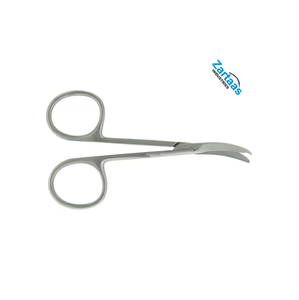 Fabricante y exportador de instrumentos quirúrgicos, tijeras de sutura de curva corta de acero inoxidable de alta calidad - Product Image 6