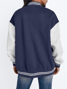 Men's Winter Casual Custom Printed Varsity <b>Jacket</b> with <b>Waterproof</b> & Windproof Features Durable Quality Private Label - Product Image 4