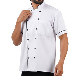 Manteau de restaurant durable Offre Spéciale manteau de cuisine respirant nouveauté manteau de nourriture de chef à vendre - Product Image 2