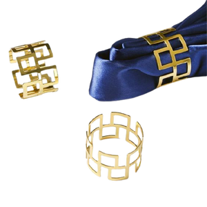 Nouvelle conception anneau de papier de soie en métal avec anneau de serviette de table de qualité supérieure anneau de papier de soie à vendre - Product Image 6