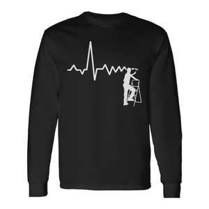 Camiseta de Manga Larga Heartbeat para Pintores y Decoradores, para Uso Promocional - Product Image 1