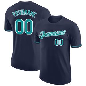 Wholesale Dropship 3D Sports Pullover <b>Sweatshirt</b> Hoodie Custom Navy Teal-<b>White</b> Performance Pullover <b>Sweatshirt</b> Hoodie - Product Image 5