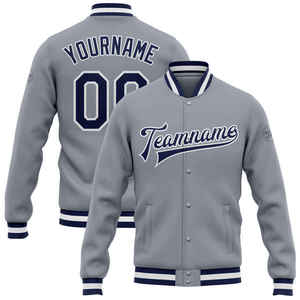 Chaqueta Varsity de Béisbol Casual de Invierno para Hombre, Cuello en V, de Alta Calidad, Marca GAF OEM, Logotipo Bordado Personalizado, Forro de Lana, Color y Logotipo Personalizables - Product Image 1