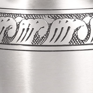 El mejor suministro de urna de cremación de metal artesanal Precio al por mayor Suministros funerarios Fabricante indio Compra directa - Product Image 4