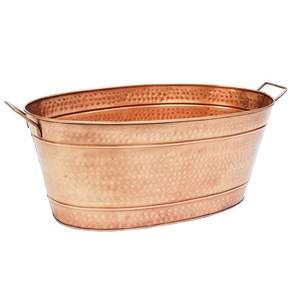 Cubo de hielo de cobre martillado para bebidas, bañera de vino de diseño elegante para interiores y exteriores, restaurante, cerveza, cubo para fiesta, Bar, casa, boda - Product Image 2