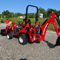 Mini Tractor Agrícola 4x4 con Cargador, Motor de 25HP, Origen DE