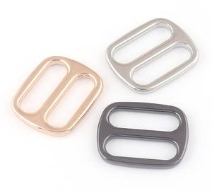 Bulk Silver Adjustable Belt Buckle Slides Wholesale Alloy <b>Strap</b> Adjusters for Webbing Belts, Shoes, Bags & <b>Luggage</b> Accessories - Product Image 2