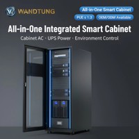 Armoire de serveur intelligente à haute efficacité et respectueuse de l'environnement, PUE 1.3 avec conception de circulation d'air pour salle de serveurs commerciale
