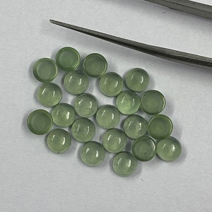 10mm Natural verde serpentina suave redondo semiprecioso cabujón fabricante a granel mejor precio de fábrica cerrar oferta Alibaba - Product Image 2