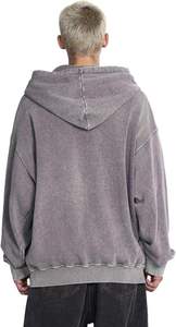 Sweat à capuche unisexe à motif vintage SAINT Hip Hop de haute qualité 100% polyester coupe ample poche imprimée complète Sweat à capuche pour hommes - Product Image 5