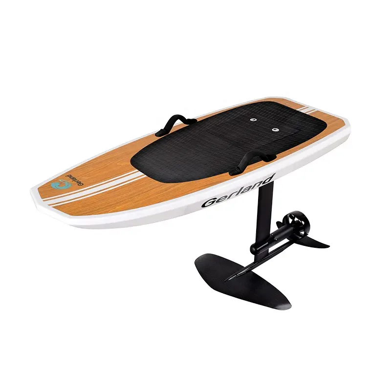 फैक्टरी प्रत्यक्ष बिक्री मोटर चालित फ़ॉइल बोर्ड संचालित इलेक्ट्रिक हाइड्रोफ़ॉइल सर्फ़बोर्ड वॉटर स्पोर्ट हाई स्पीड जेट सर्फिंग बोर्ड वयस्कों के लिए